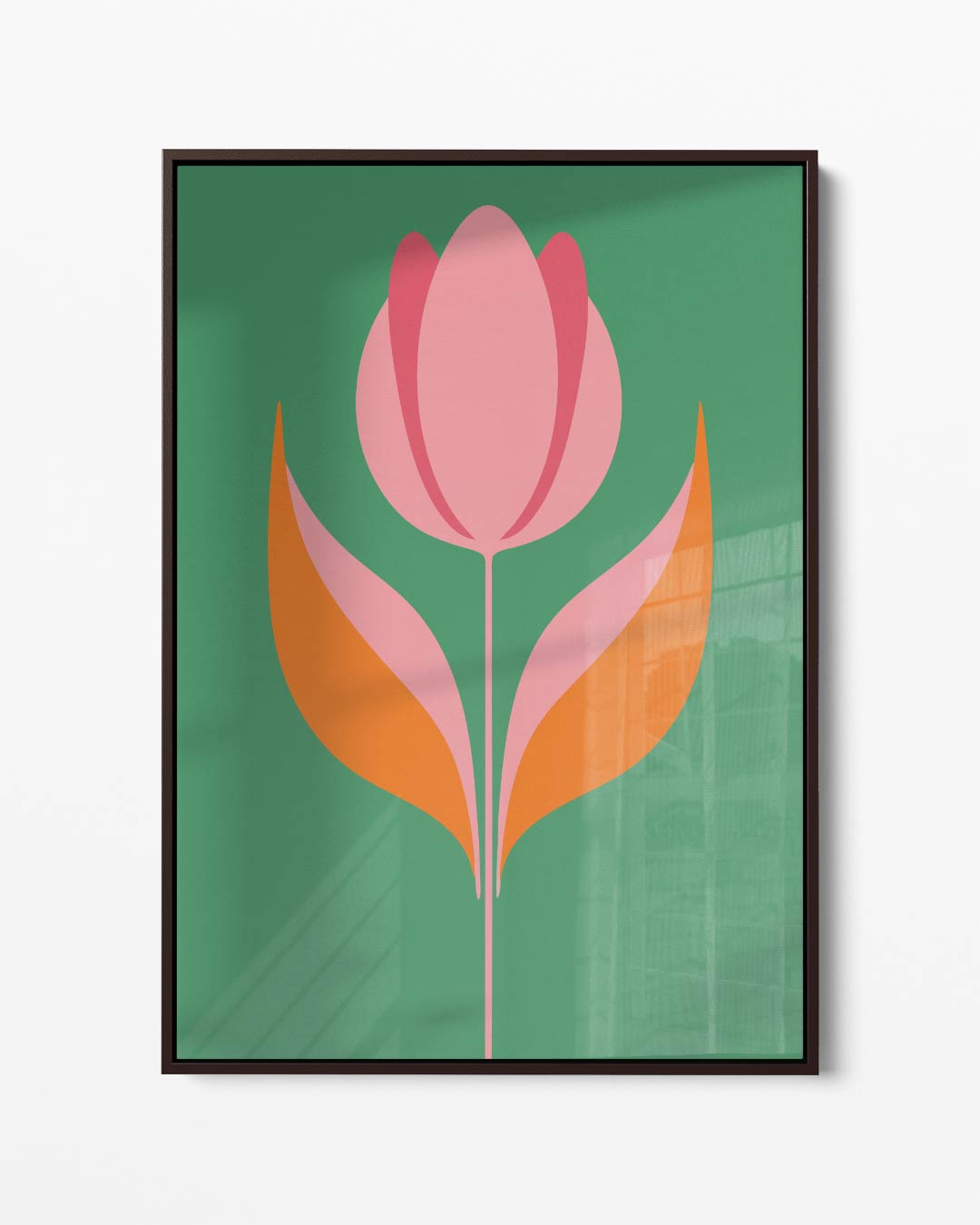 Moderne Bloei Kunstwerk-canvas-dibond-plexiglas-wanddecoratie-WallArtistic