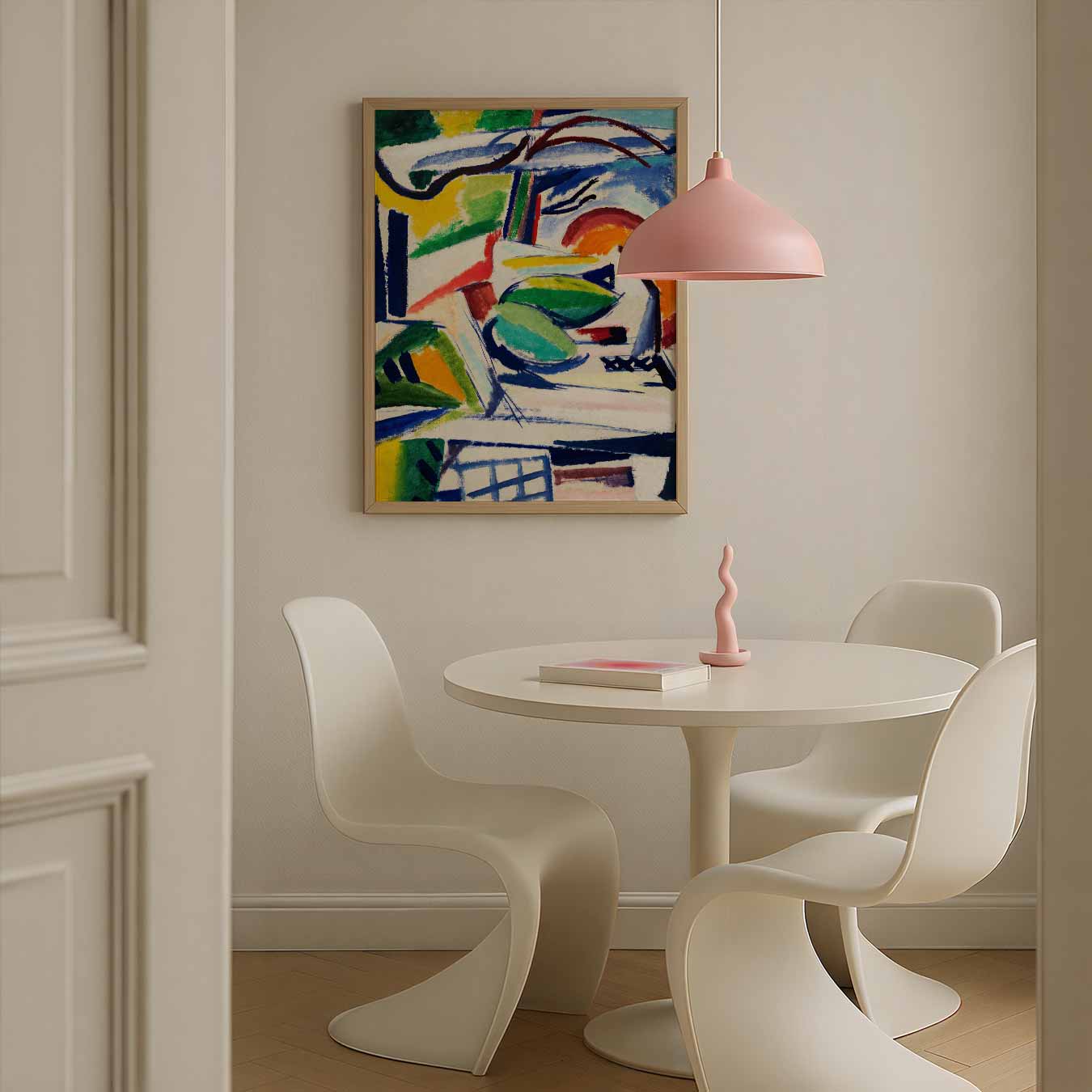 Abstract Landschap Kleuren Poster-WallArtistic