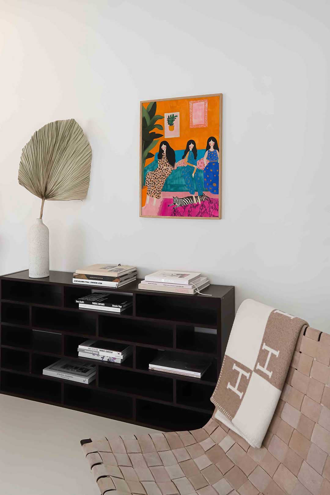 Drie vrouwen en plant Poster