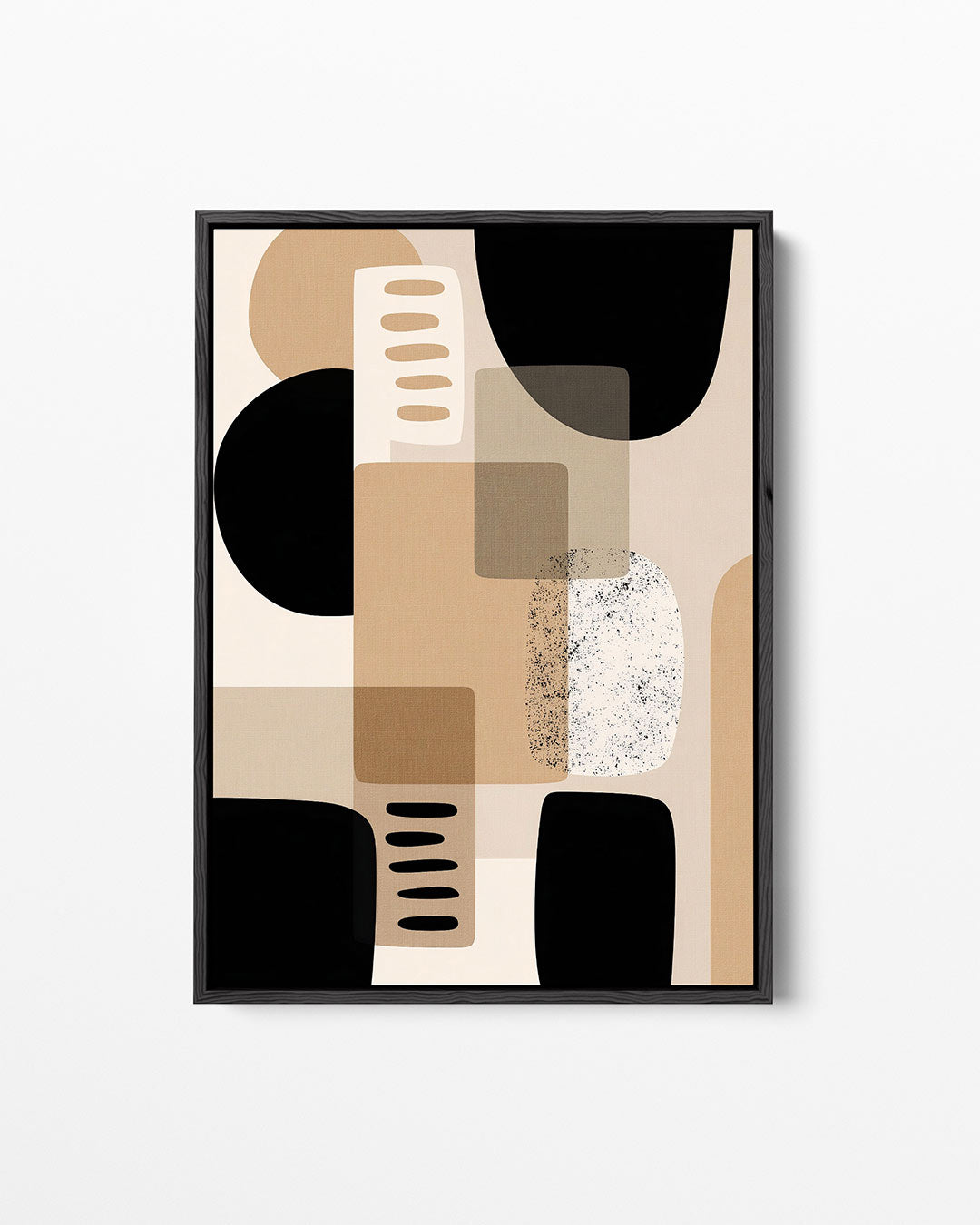 Geometrische vormen compositie Kunstwerk
