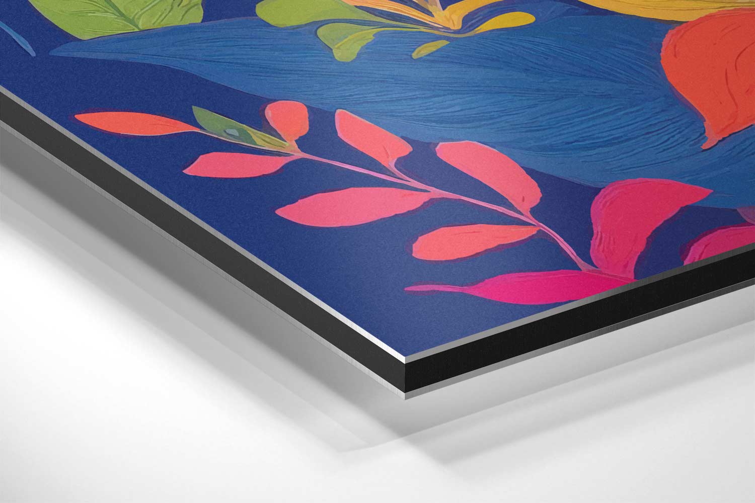 Bloemenparadijs Kunstwerk Kunstwerk-canvas-dibond-plexiglas-wanddecoratie-WallArtistic