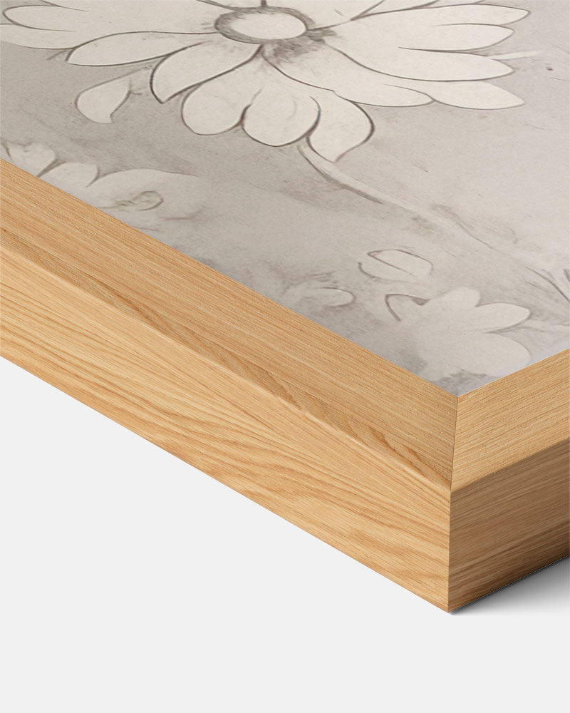 Zachte Bloemnachtegaal Poster-WallArtistic