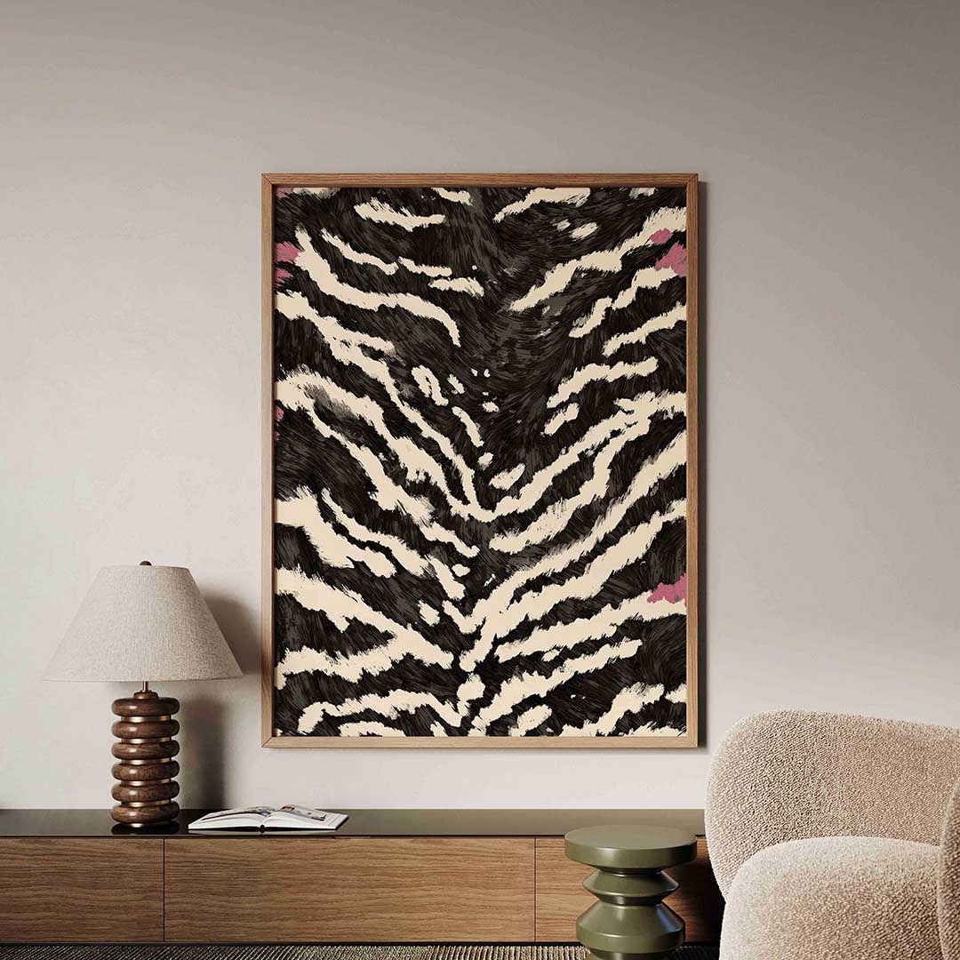 Gestreepte patroon Poster