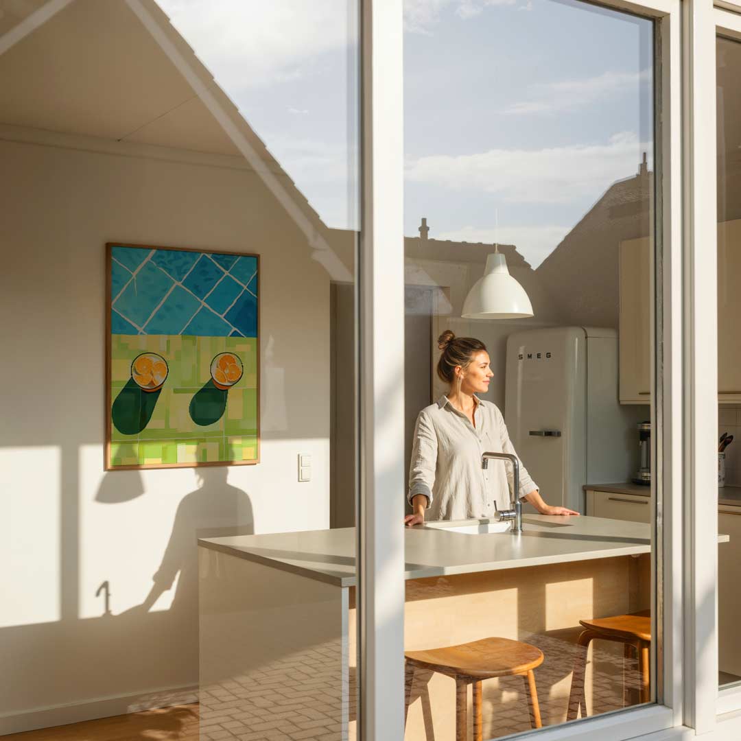 Zomerse Citrus Vibes Poster-WallArtistic