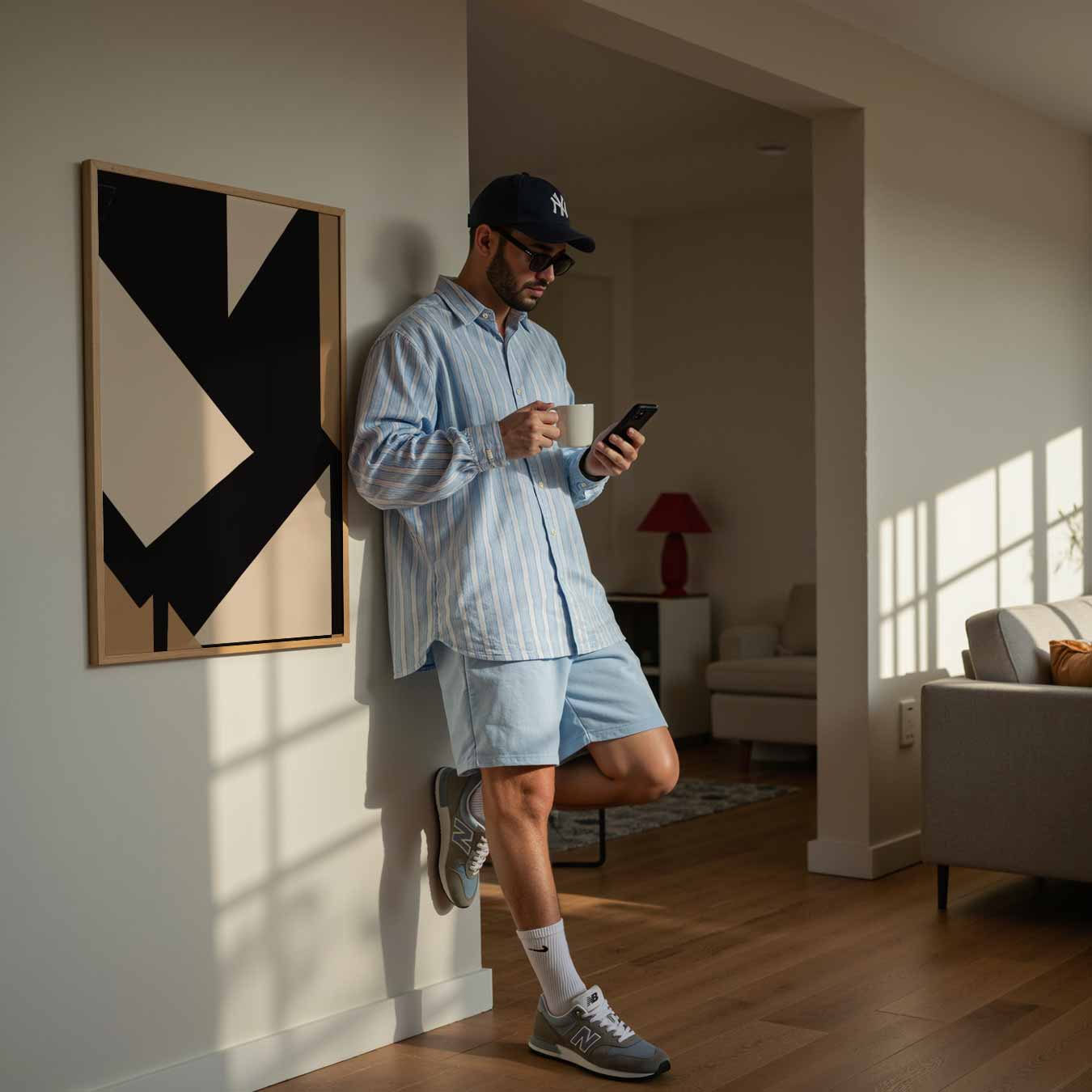 Abstracte Geometrie Designposter-WallArtistic