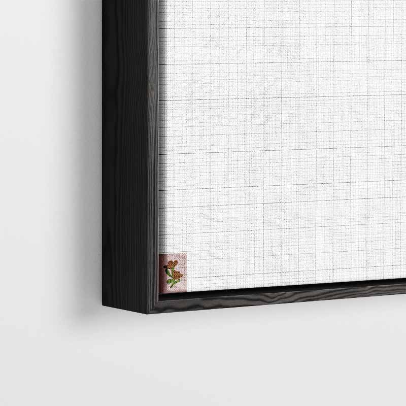 Bloemen in Abstracte Vormen Kunstwerk-canvas-dibond-plexiglas-wanddecoratie-WallArtistic