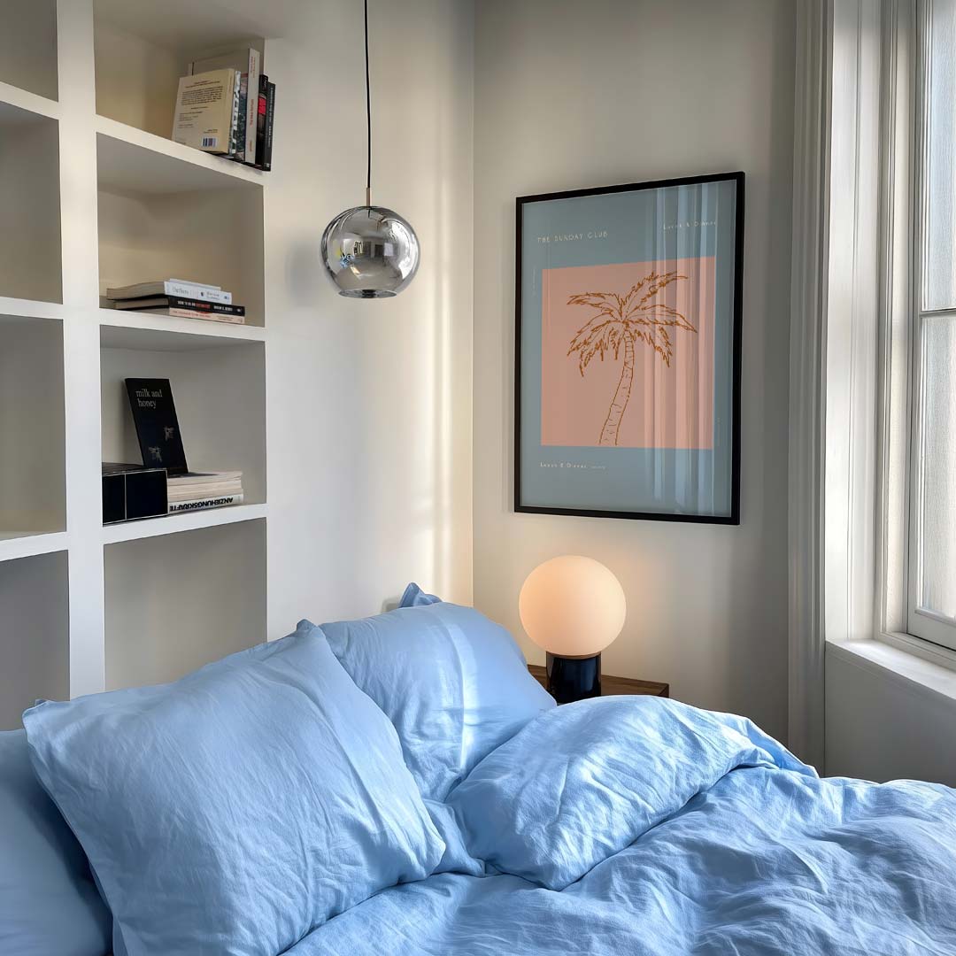 Palmboom Poster - The Sunday Club Poster-WallArtistic