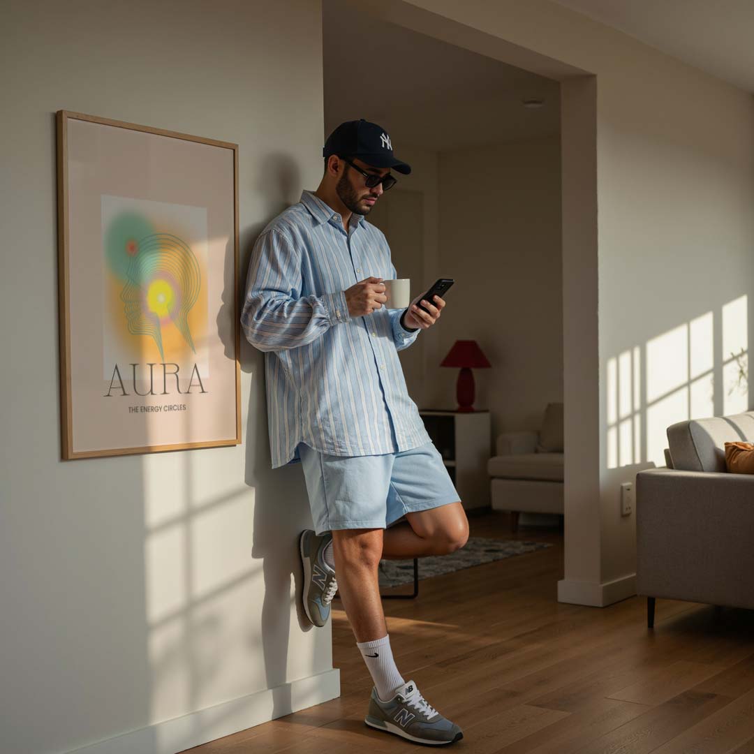 Aura Energie Cirkels Poster-WallArtistic