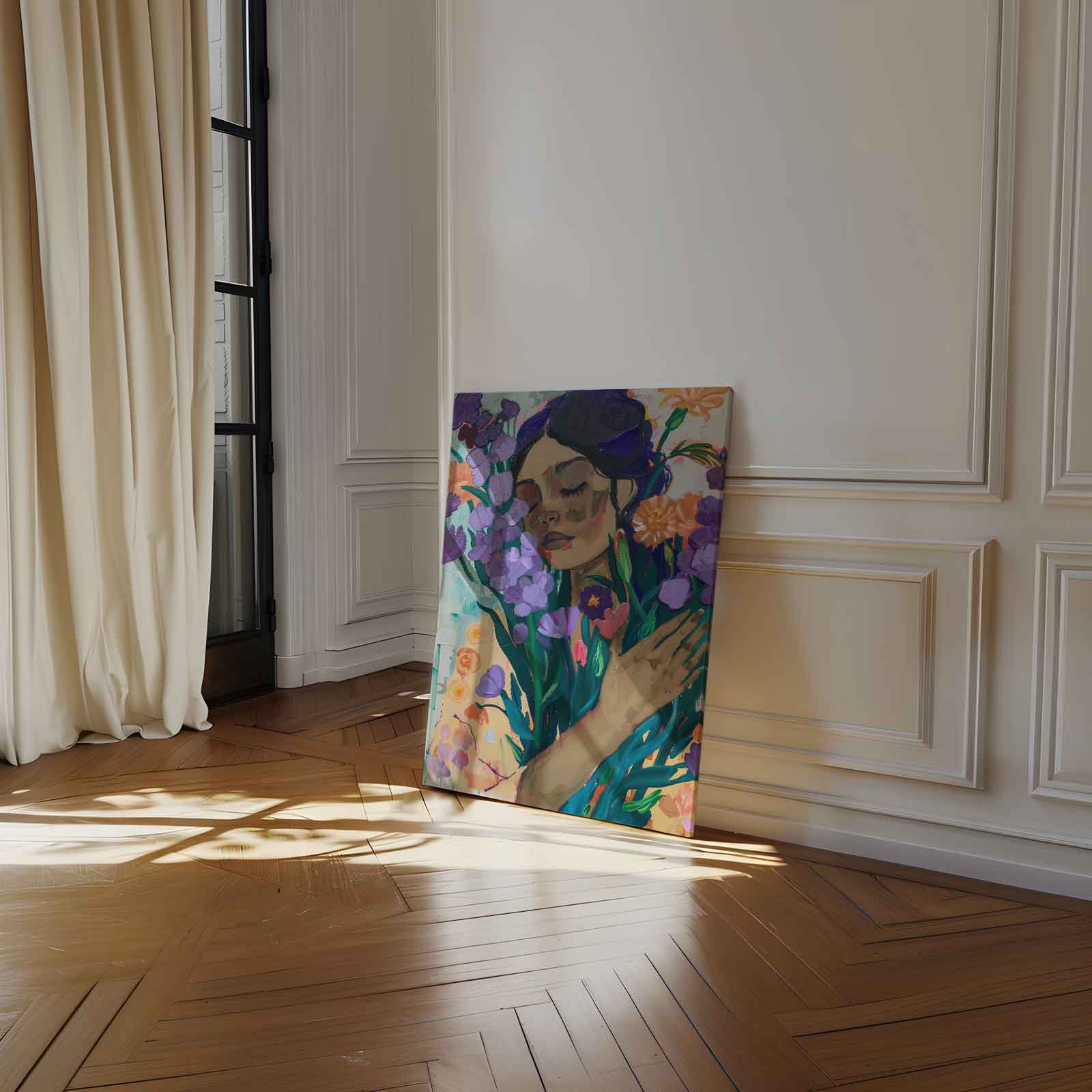 Bloemen en Dromen Kunstwerk-canvas-dibond-plexiglas-wanddecoratie-WallArtistic