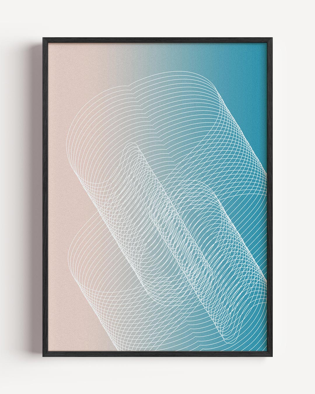 Abstracte Golfbewegingen Poster-WallArtistic