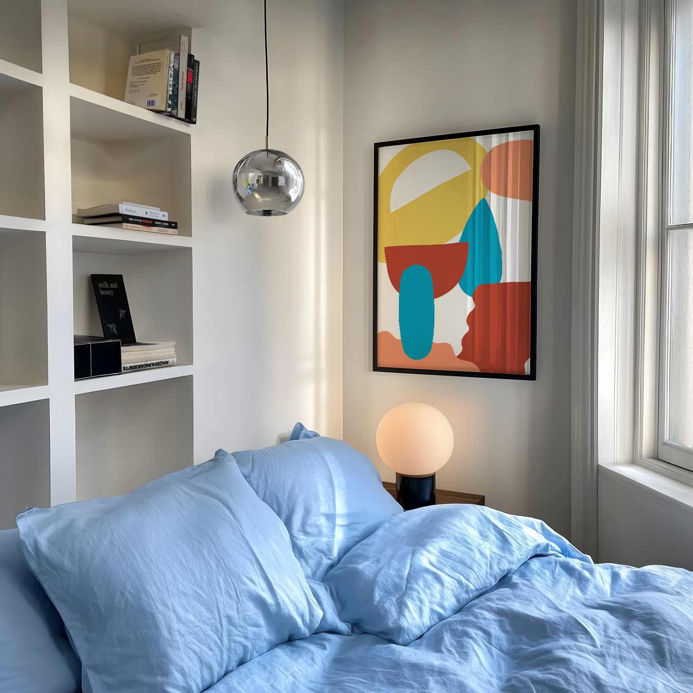 Kleurrijke Abstracte Vormen Poster