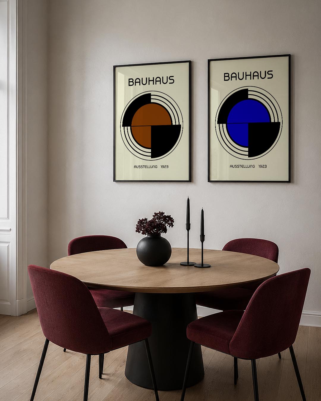 Cirkel en lijnen Posterset