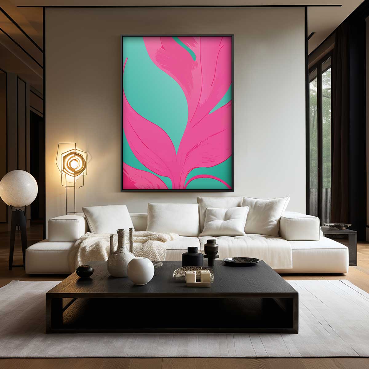 Tropische Droom Kunstwerk-canvas-dibond-plexiglas-wanddecoratie-WallArtistic