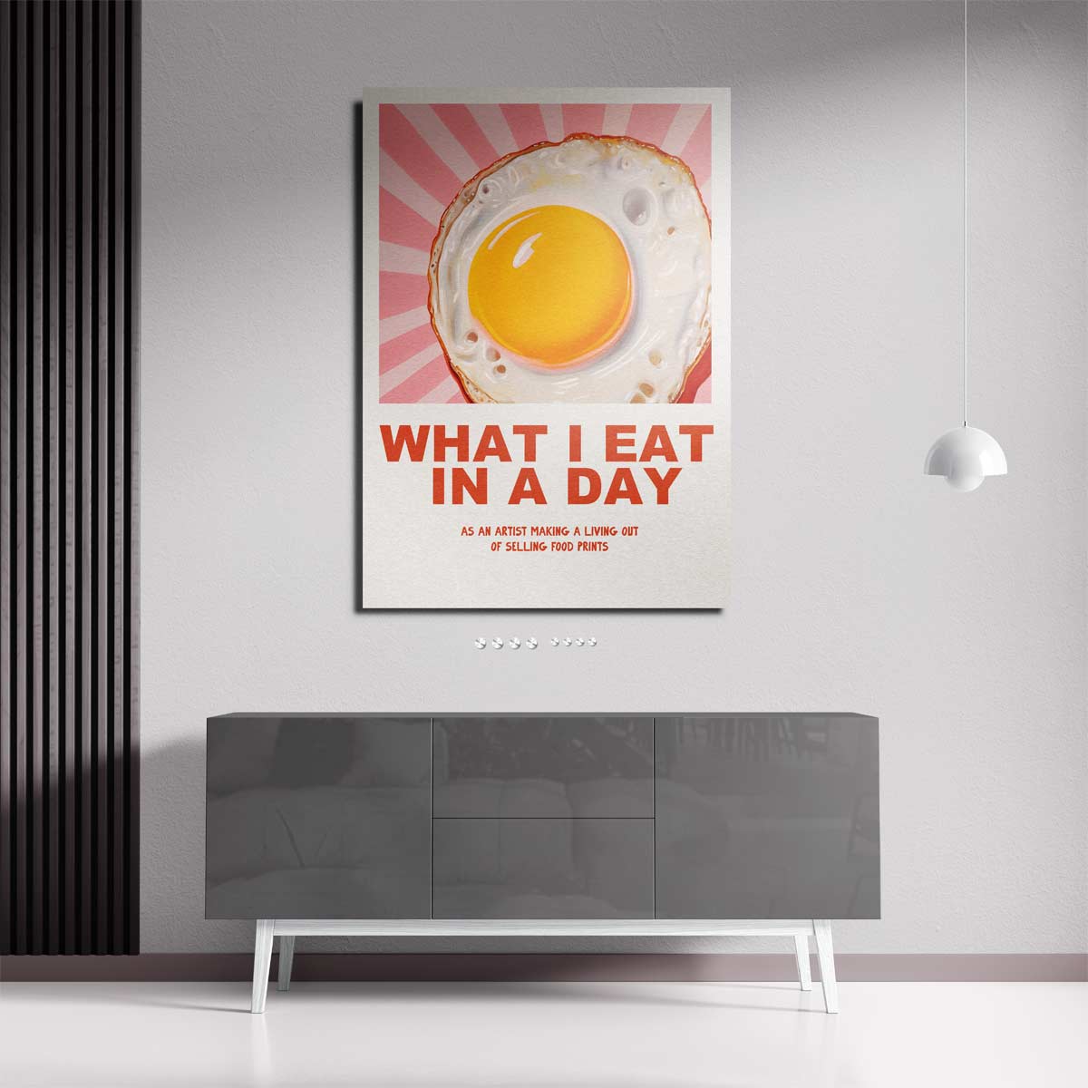 Sunny Side Up Delight Kunstwerk-canvas-dibond-plexiglas-wanddecoratie-WallArtistic