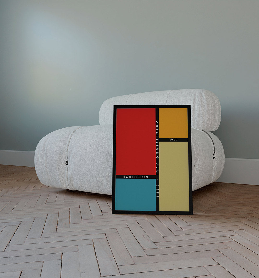 Vlakverdeling en kleur Poster