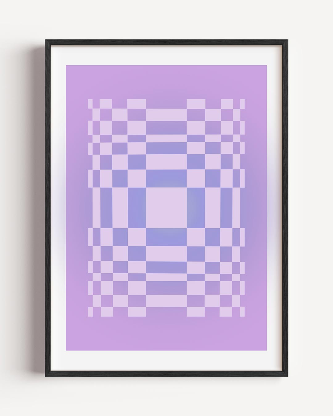 Stijlvolle Pastel Illusie Poster-WallArtistic