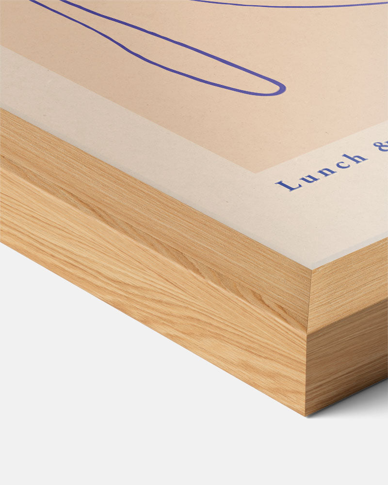 Stijlvolle Eethoek Poster-WallArtistic