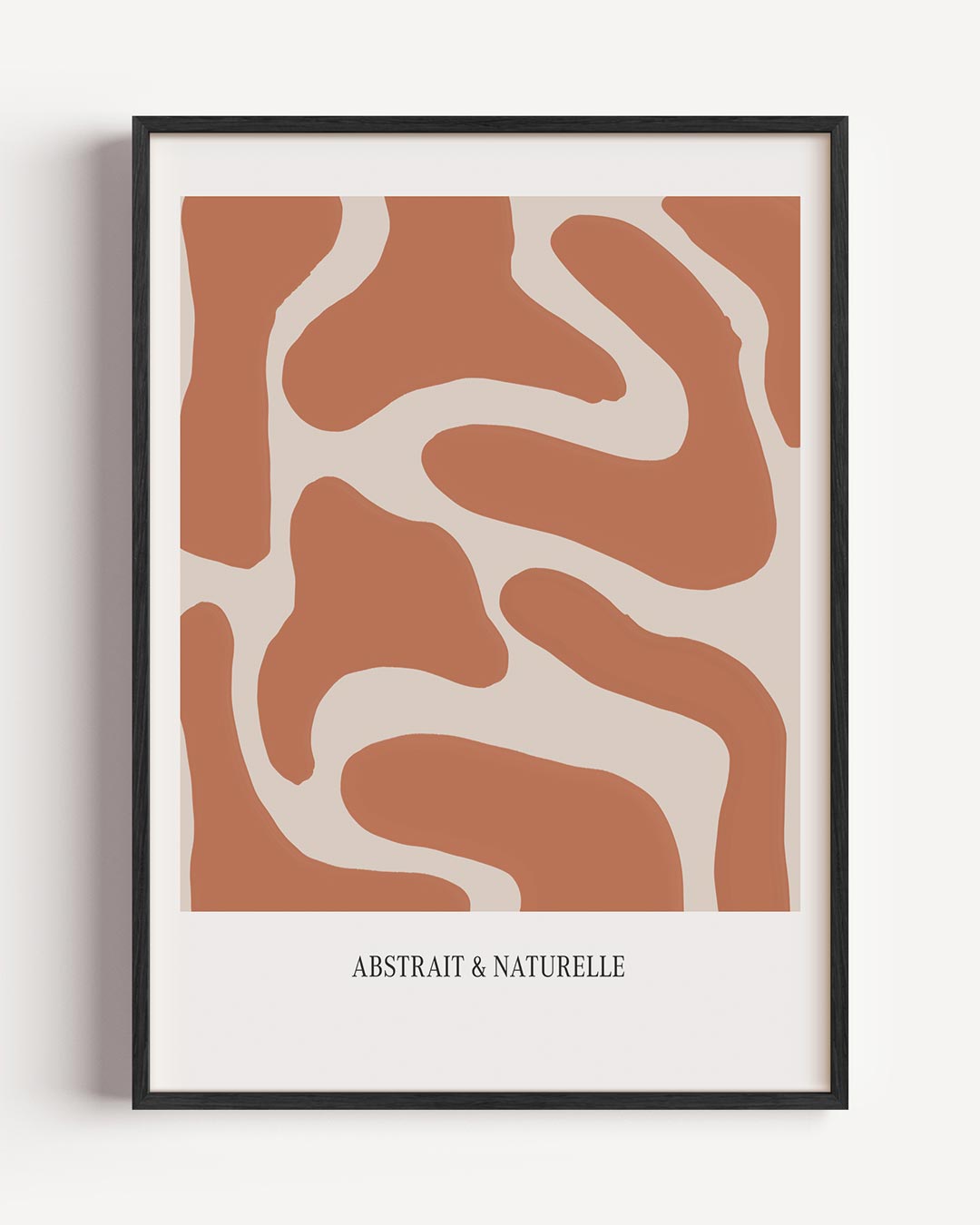 Abstracte Natuurlijke Flow Poster-WallArtistic