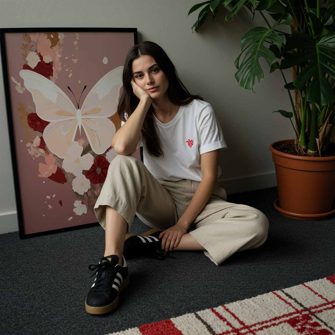 Vlinder & Bloem Bloemenpracht Poster