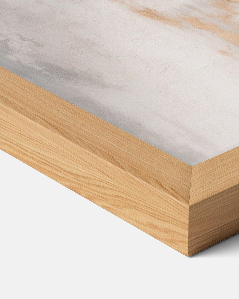 Moderne Abstracte Goudvlekken Poster-WallArtistic