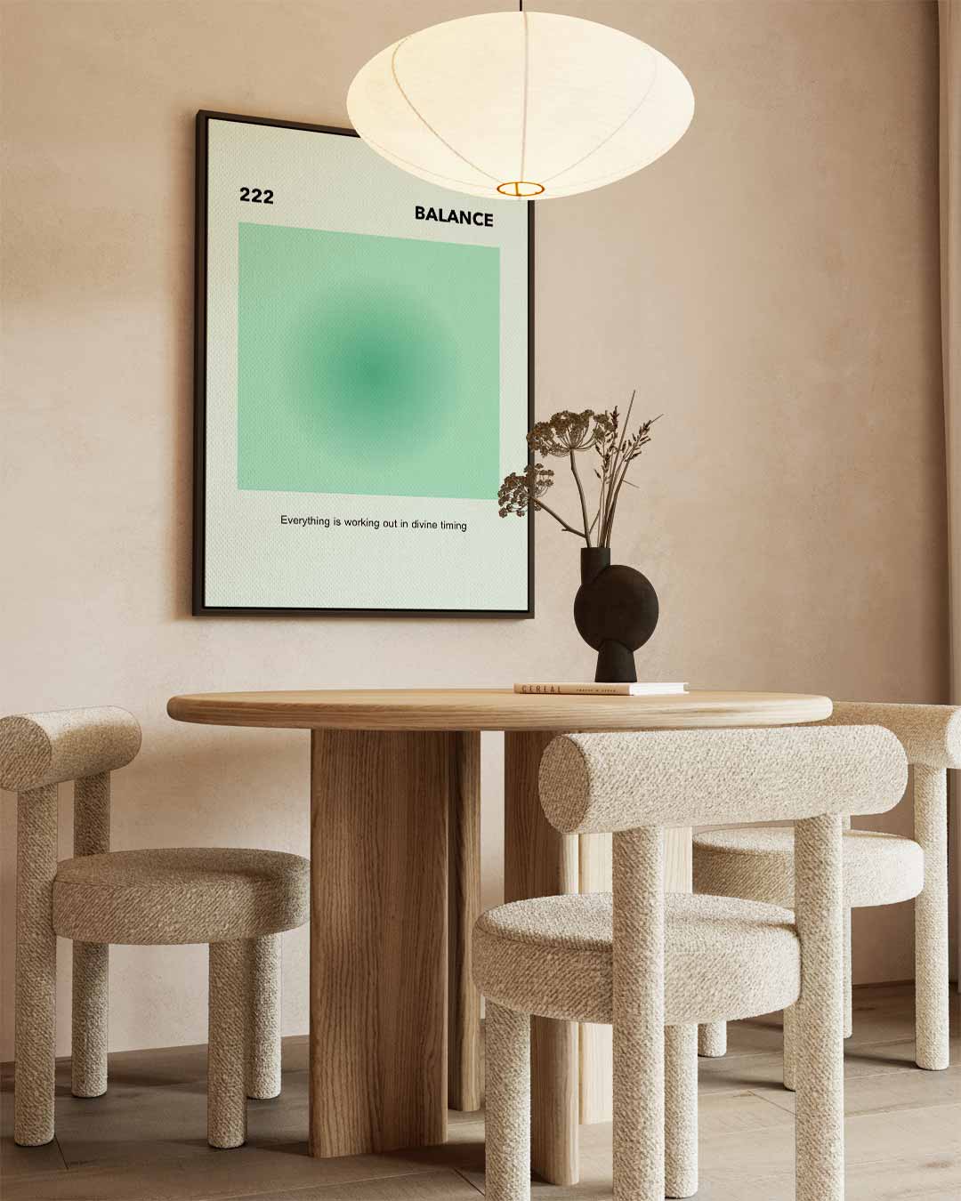 Harmonie in Groen Kunstwerk-canvas-dibond-plexiglas-wanddecoratie-WallArtistic