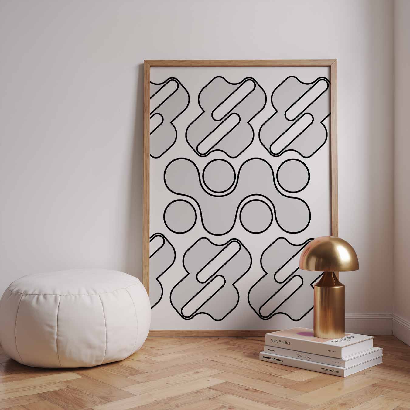 Moderne Grafische Kunstposter