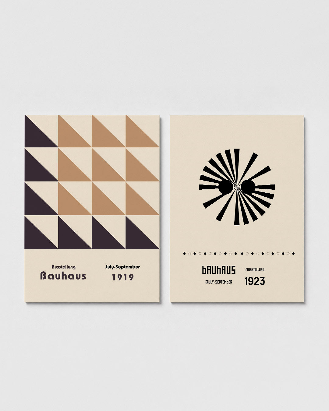 Driehoek rasters Posterset