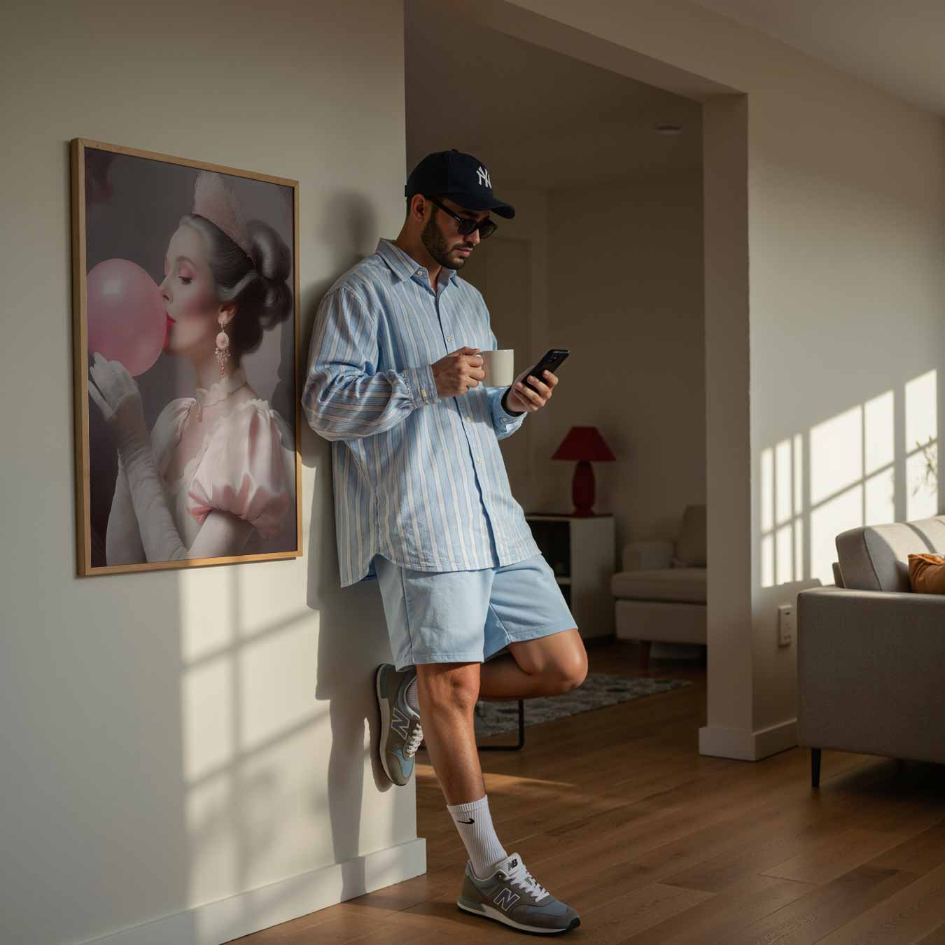 Vintage Glamour Bubblegum Poster-WallArtistic