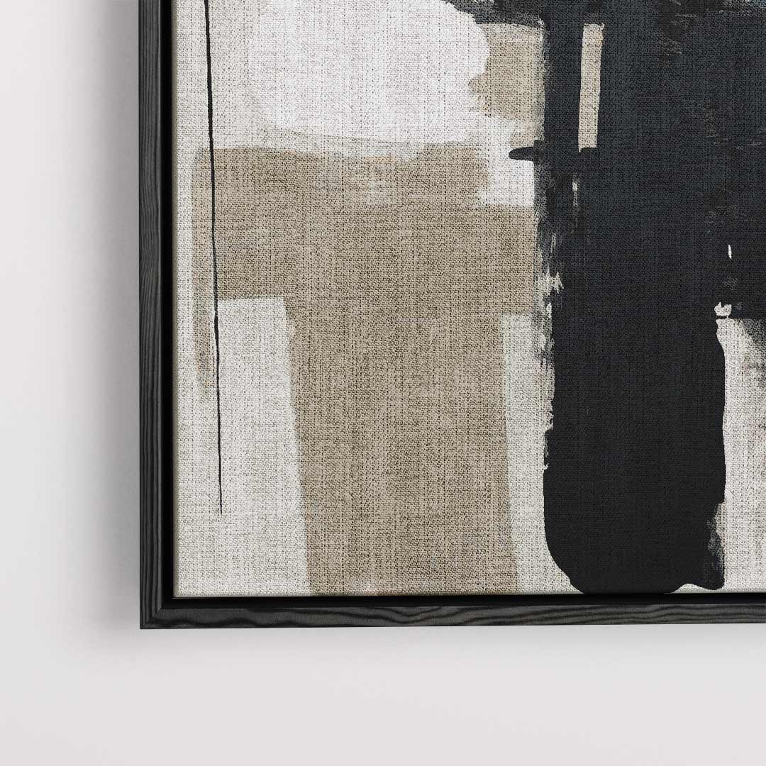 Abstracte Contrasten Kunstwerk-canvas-dibond-plexiglas-wanddecoratie-WallArtistic