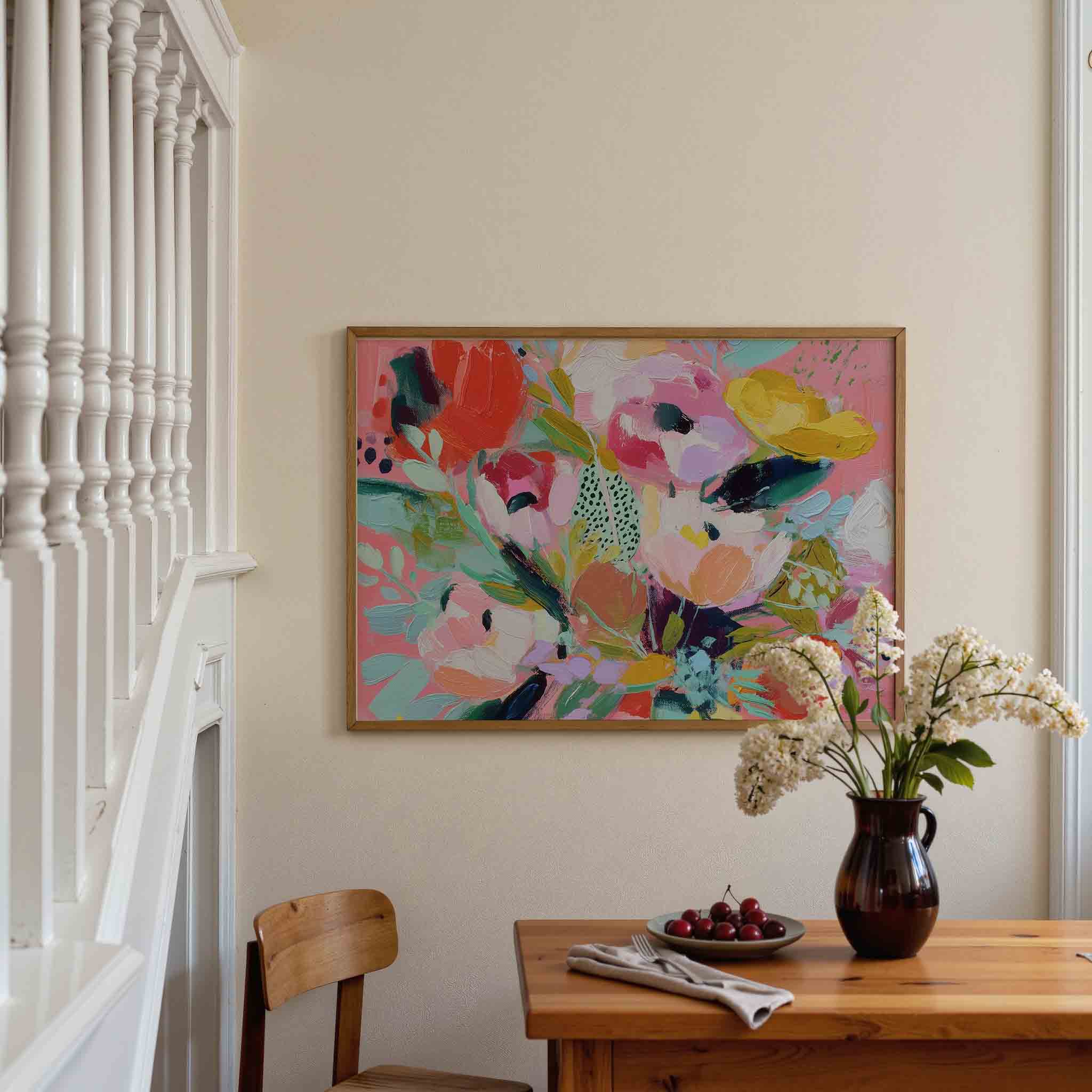 Bloemenexplosie Poster