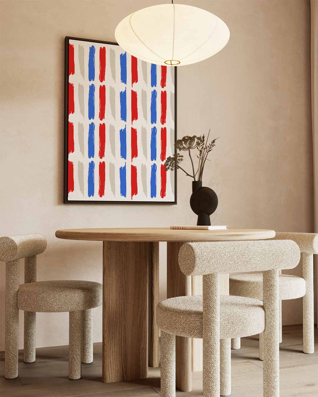 Kleurrijke Strepen Kunstwerk-canvas-dibond-plexiglas-wanddecoratie-WallArtistic