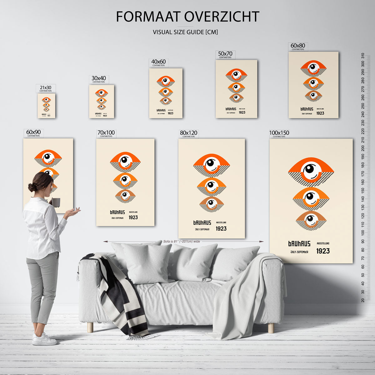 Oogvormen en patronen Poster