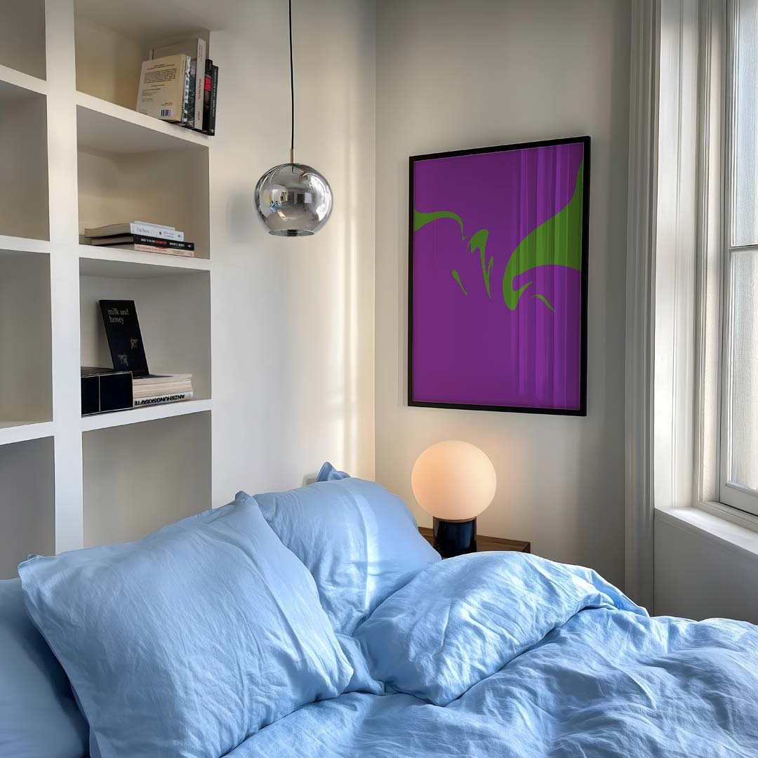 Vrolijke Kleuren Abstracte Kunst Poster-WallArtistic