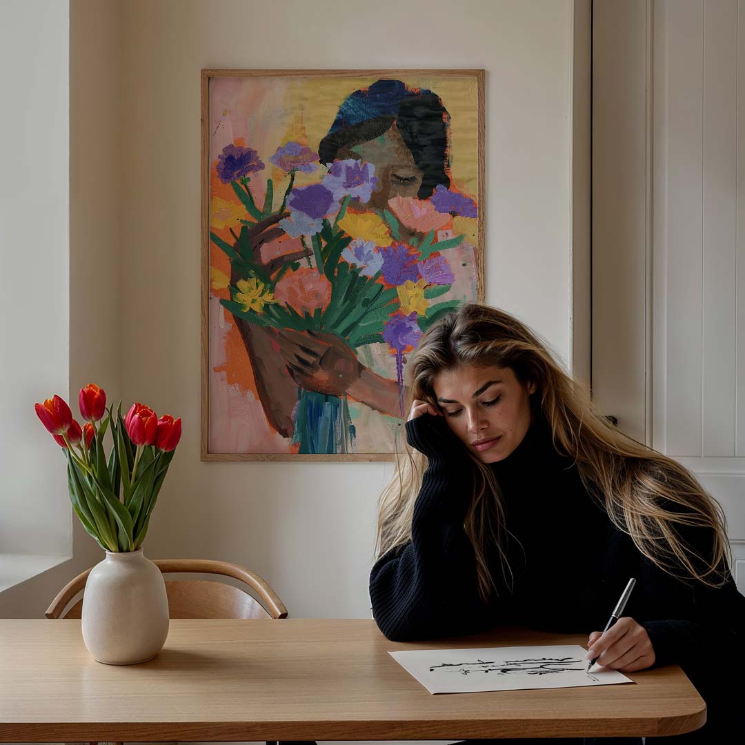Bloemenweelde Droomposter-WallArtistic