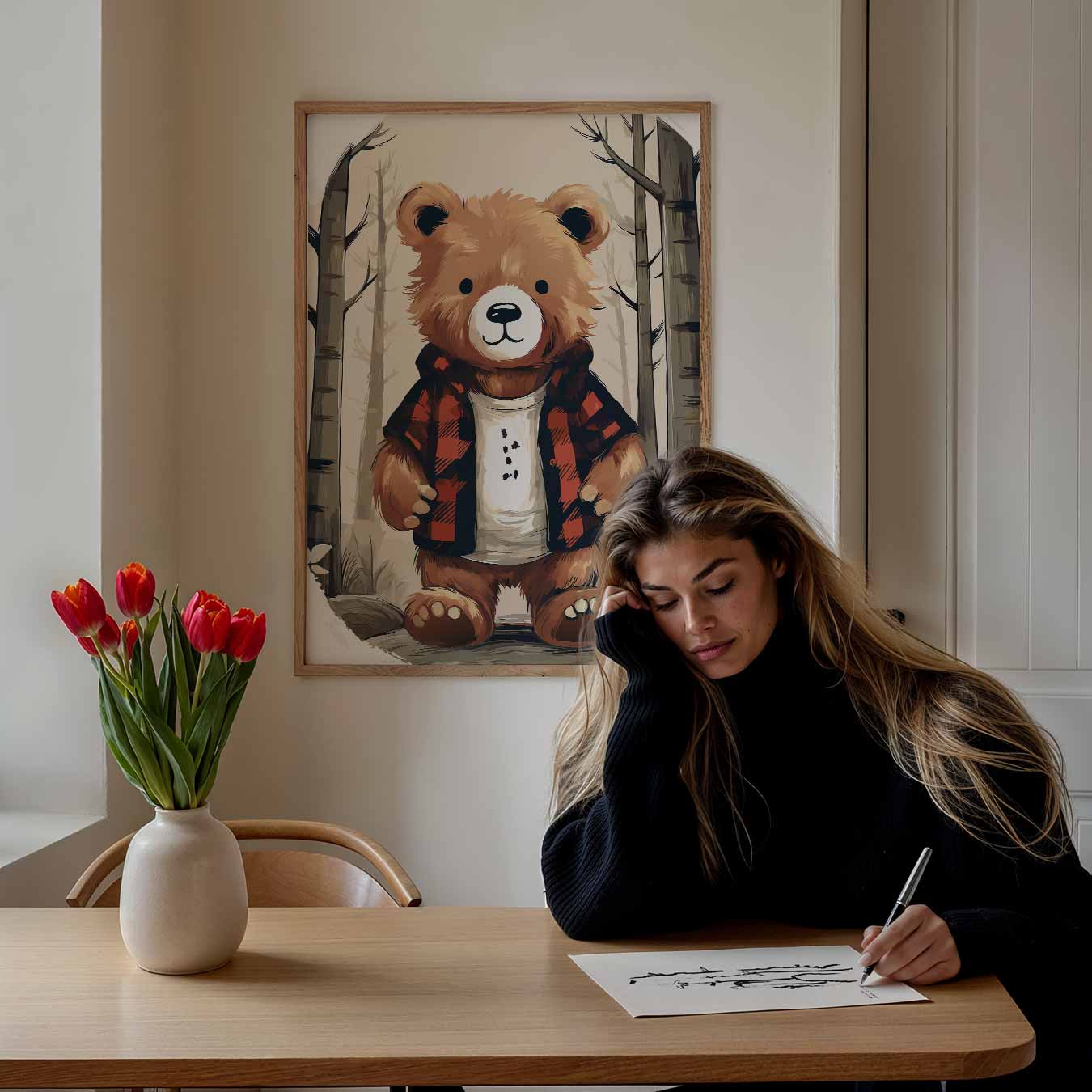 Stoere Berenvriend Poster