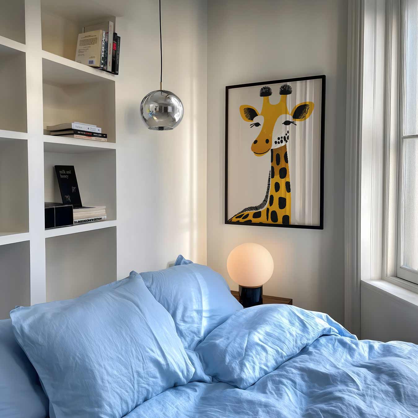 Schattige Giraf Illustratie Poster