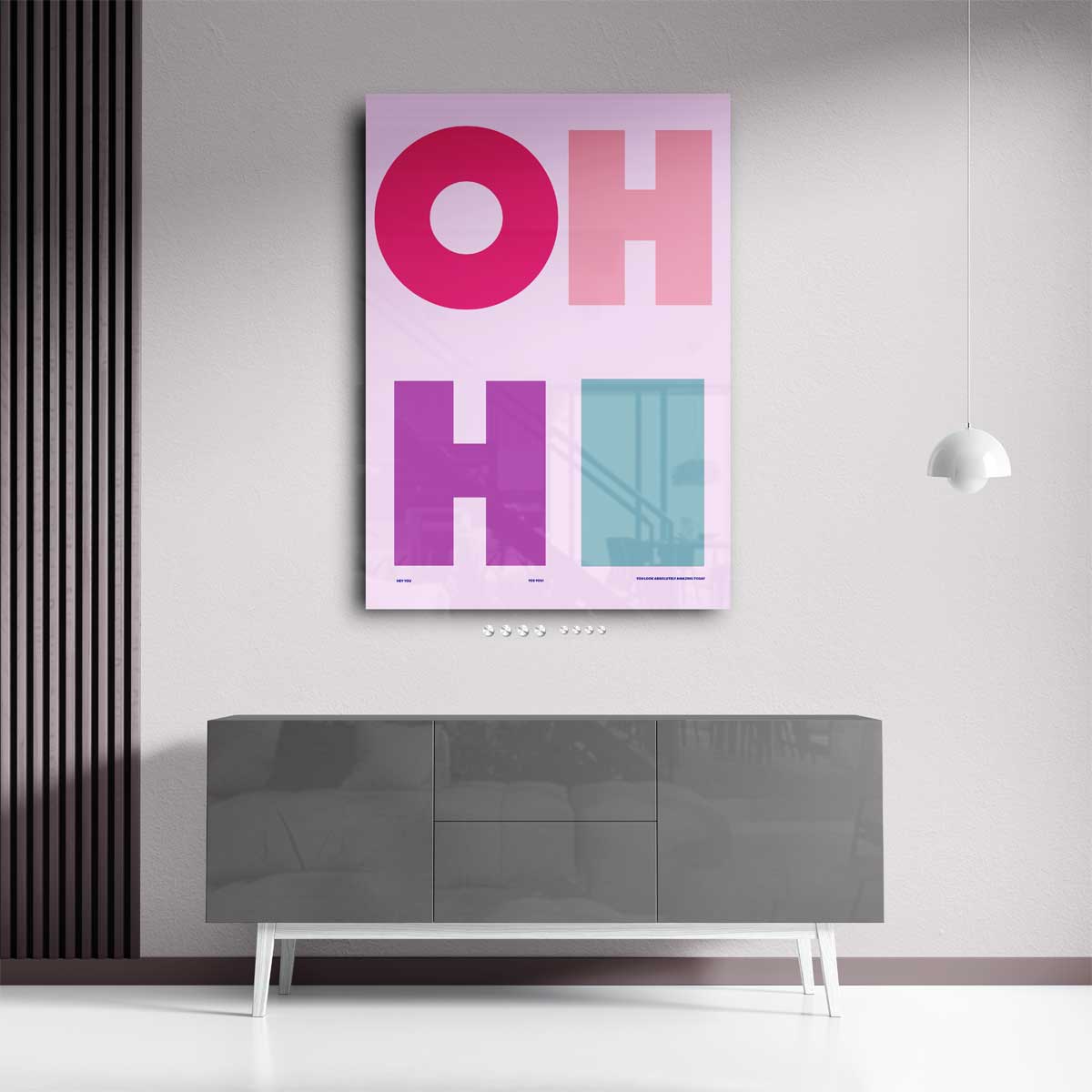 Kleurrijke Woordenboost Kunstwerk-canvas-dibond-plexiglas-wanddecoratie-WallArtistic