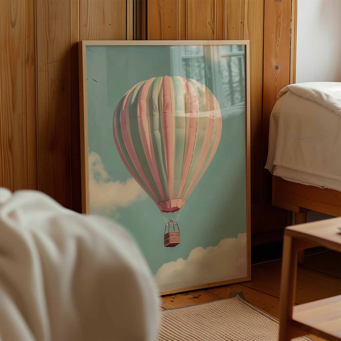 Dromerige Luchtballon Poster-WallArtistic