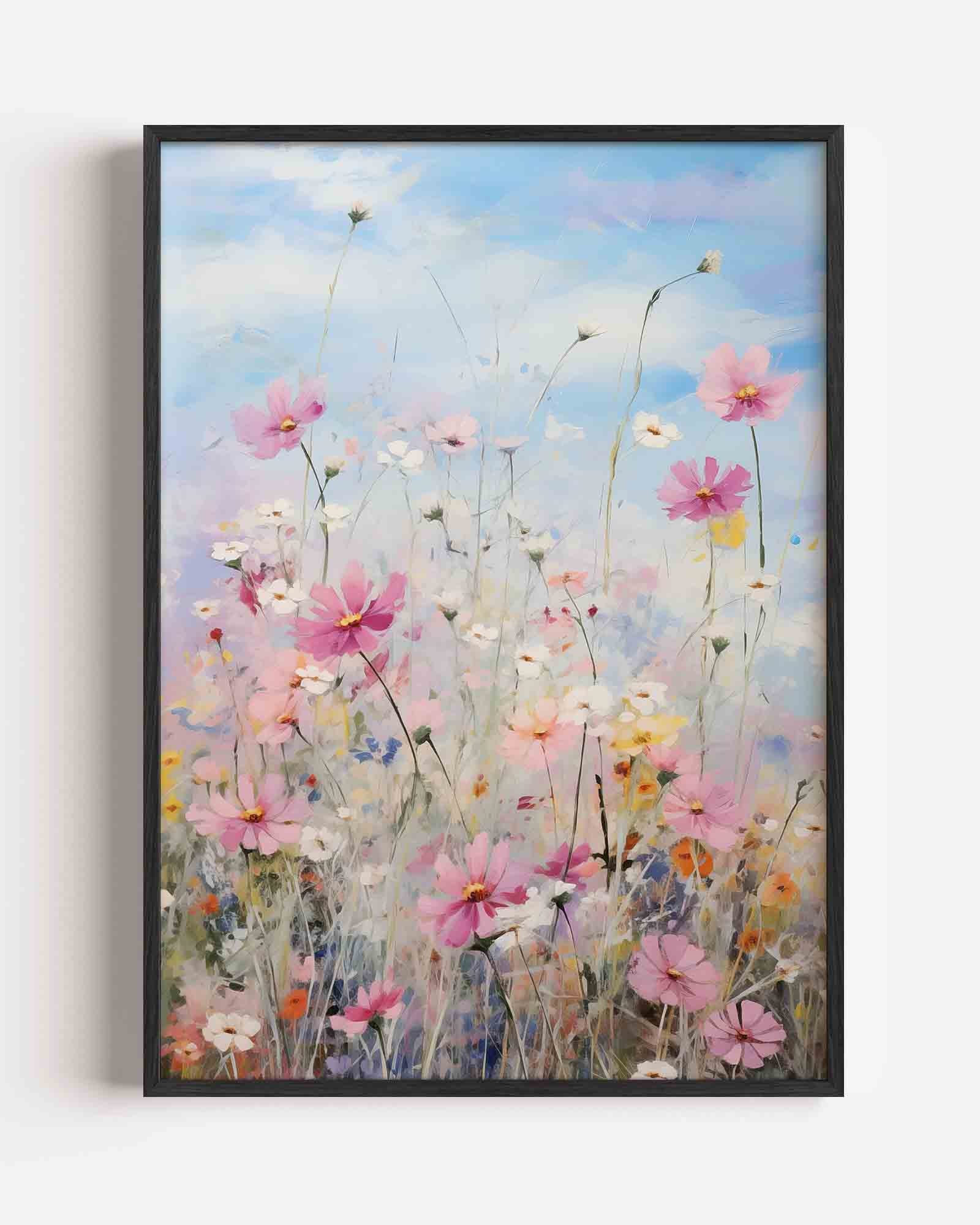 Bloemenveld Poster