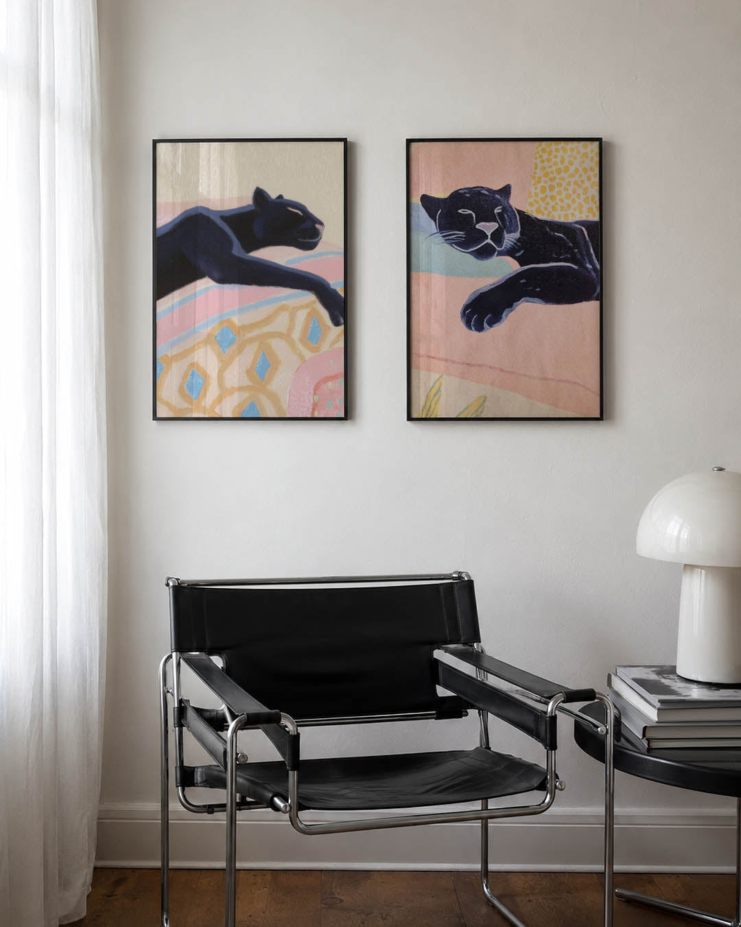 Dromerige panter Posterset