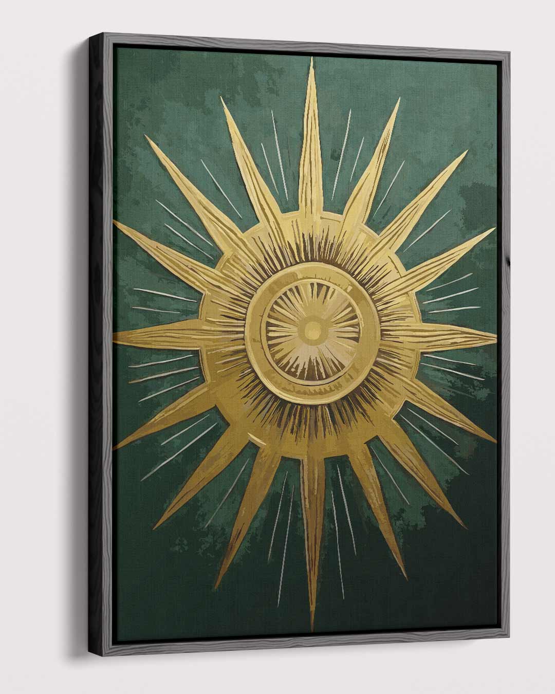 Stralende Zon Metaalprint Kunstwerk-canvas-dibond-plexiglas-wanddecoratie-WallArtistic