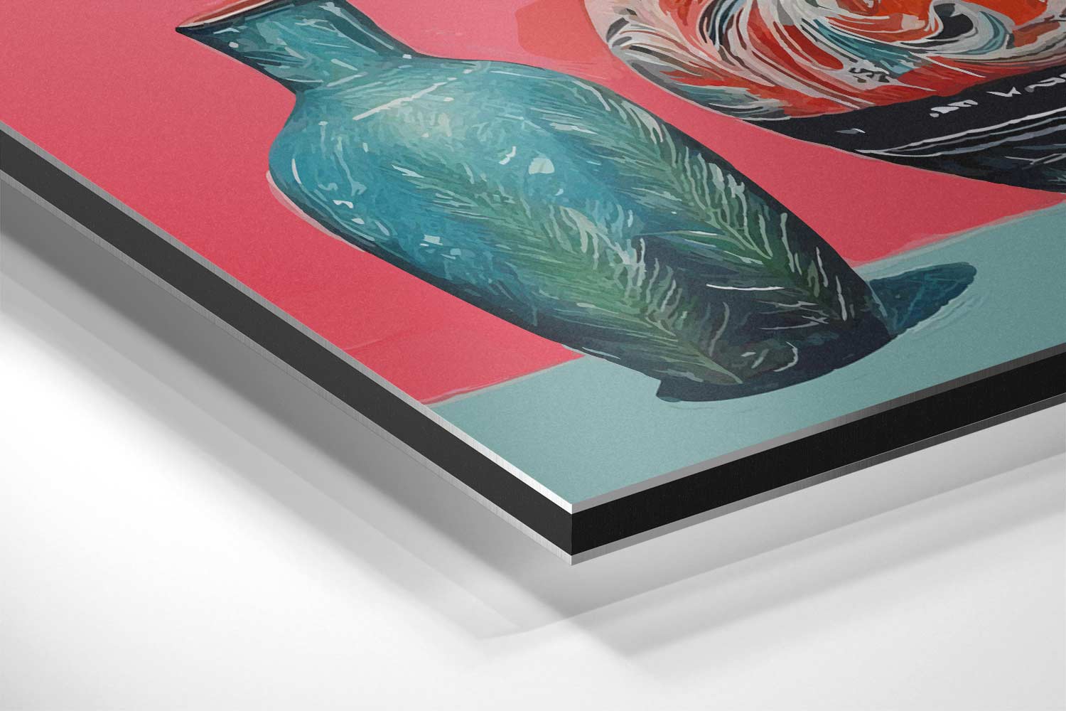 Tropische Botanische Schildering Kunstwerk-canvas-dibond-plexiglas-wanddecoratie-WallArtistic