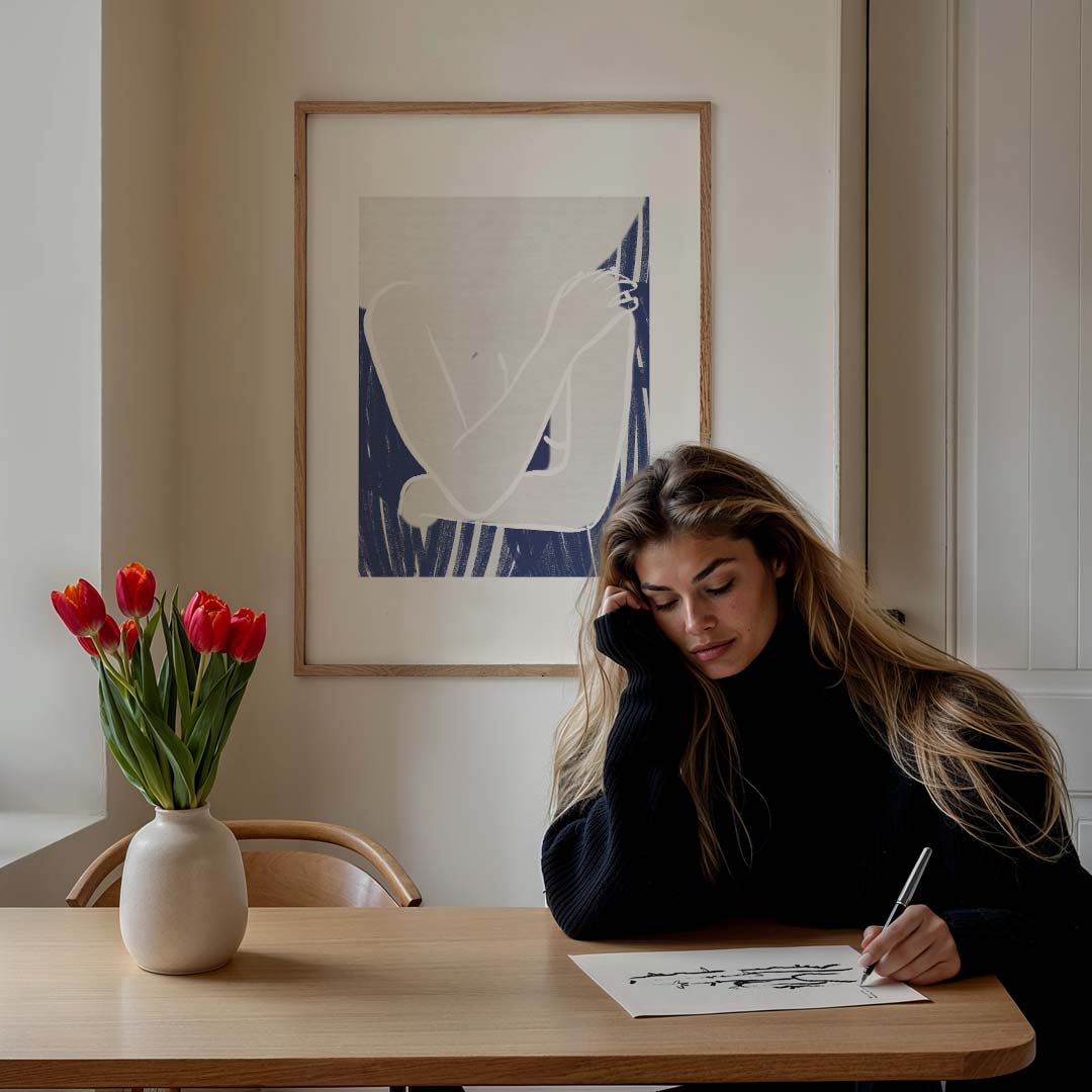 Mystieke Silhouet Kunstposter-WallArtistic