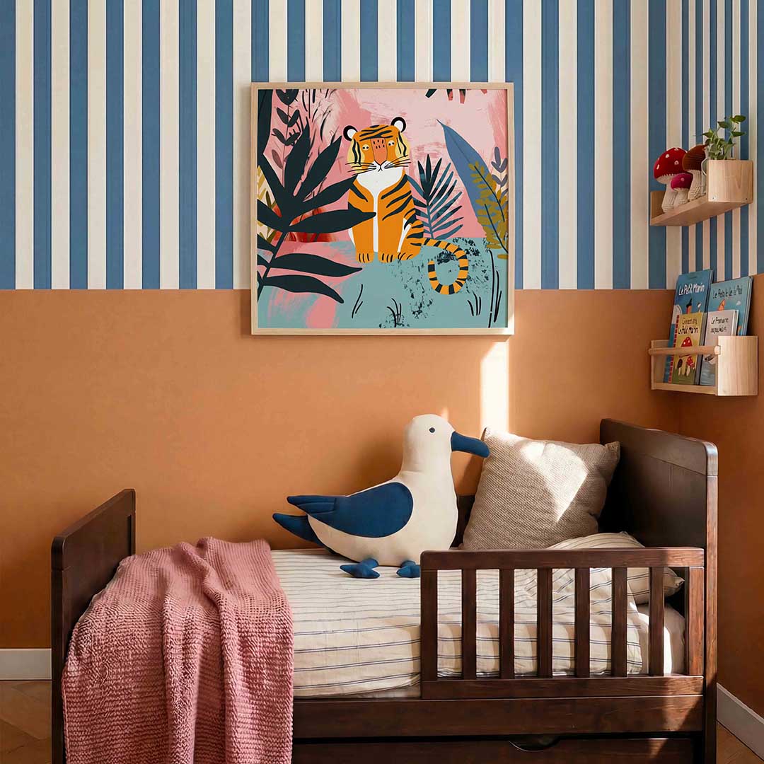 Tijger in jungle Poster