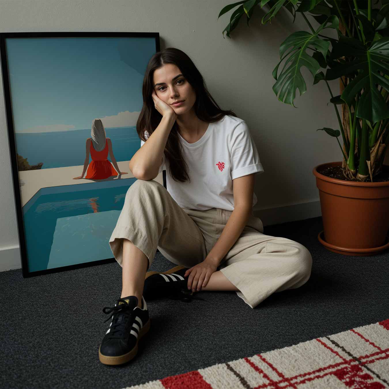 Droomachtige Zomeruitzicht Poster-WallArtistic