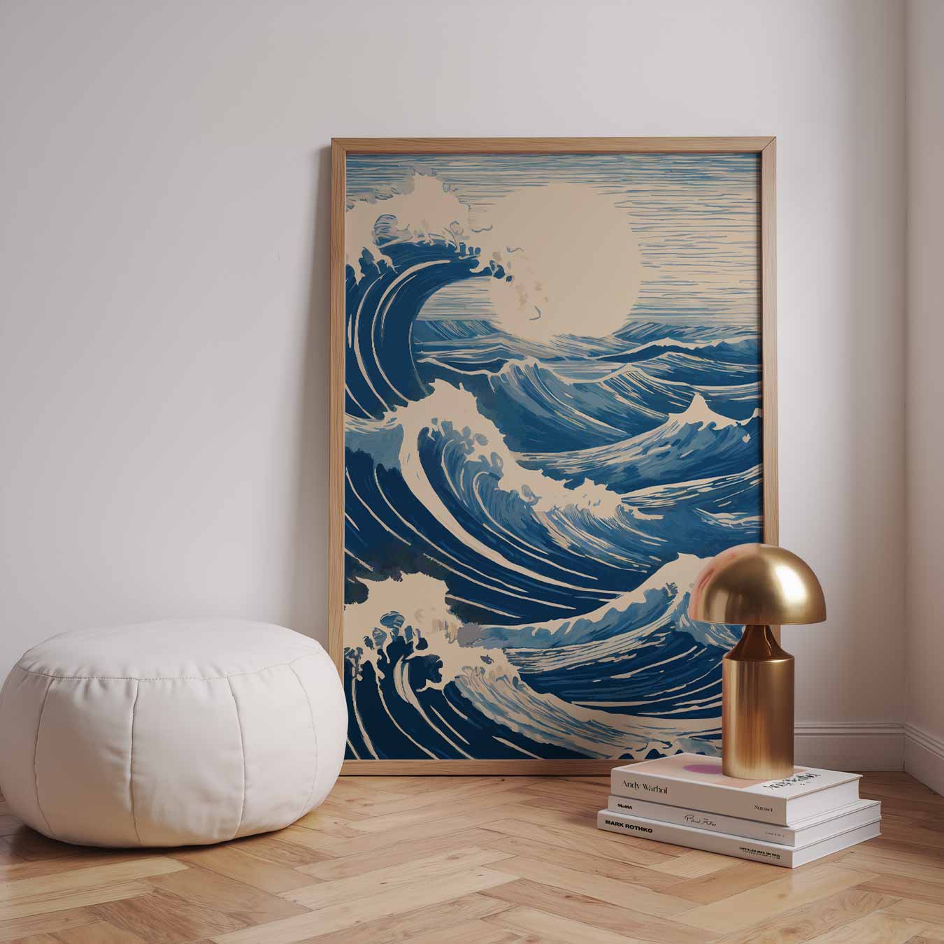 Golvende Oceaankunst Poster
