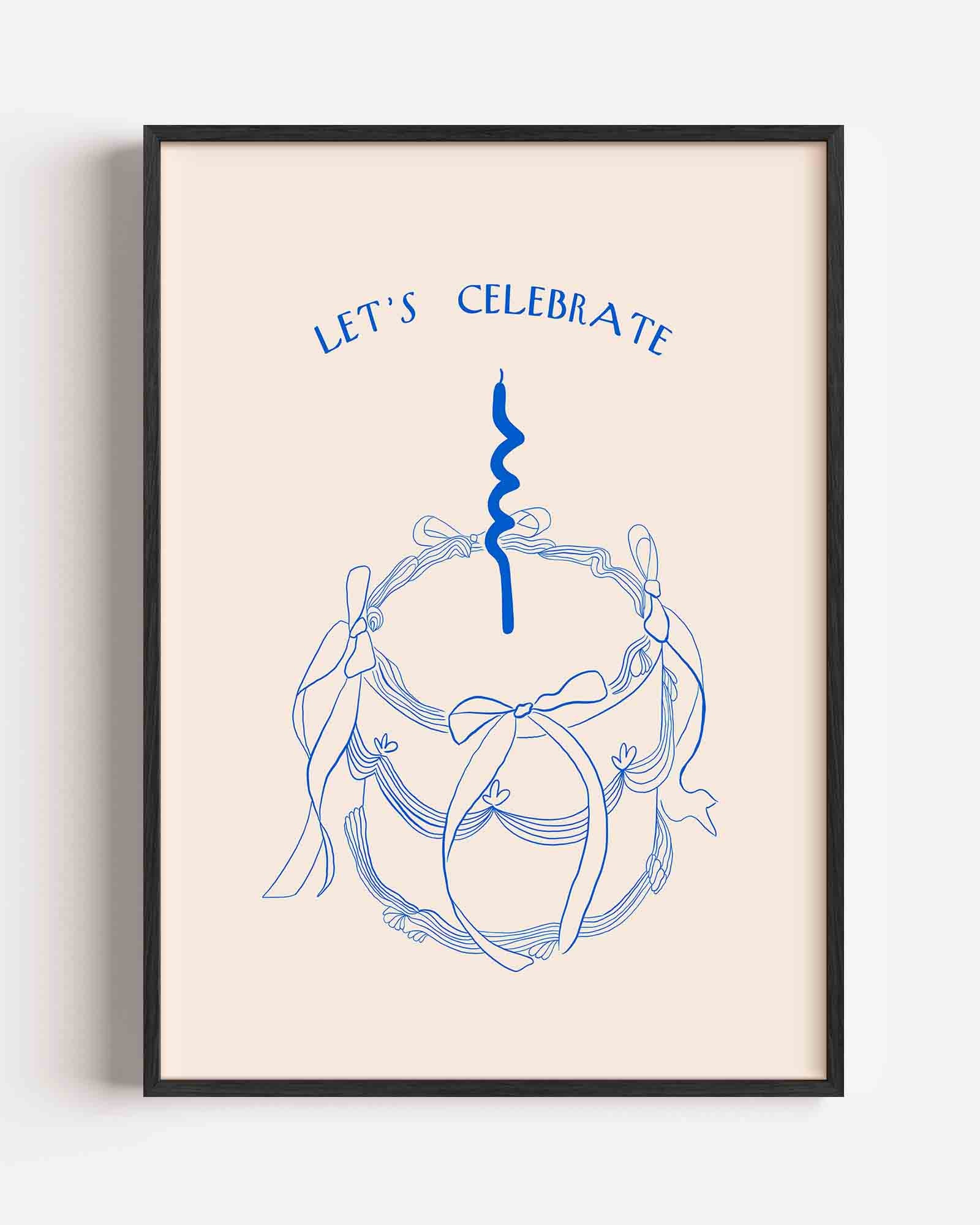 Feestelijke taart Poster
