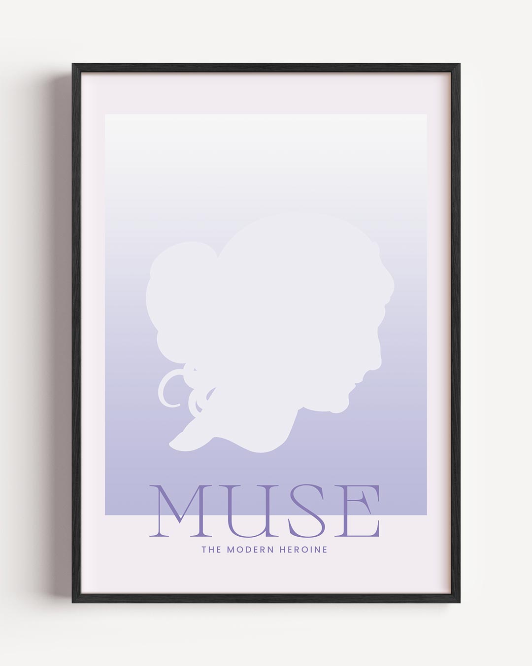 Moderne Vrouwelijke Heldin Poster-WallArtistic