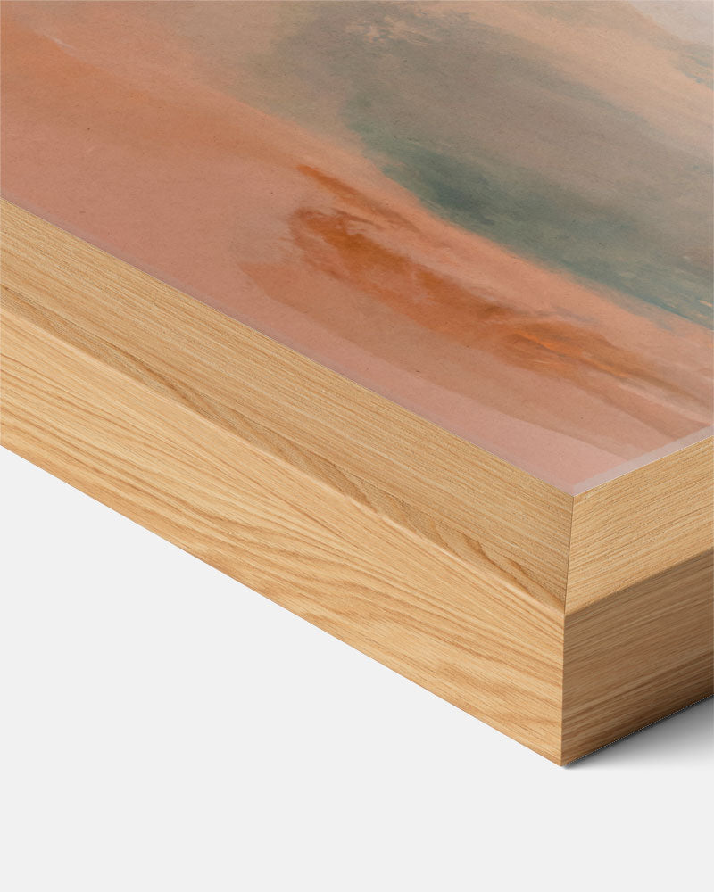 Abstracte Beige Kleurenmix Poster-WallArtistic