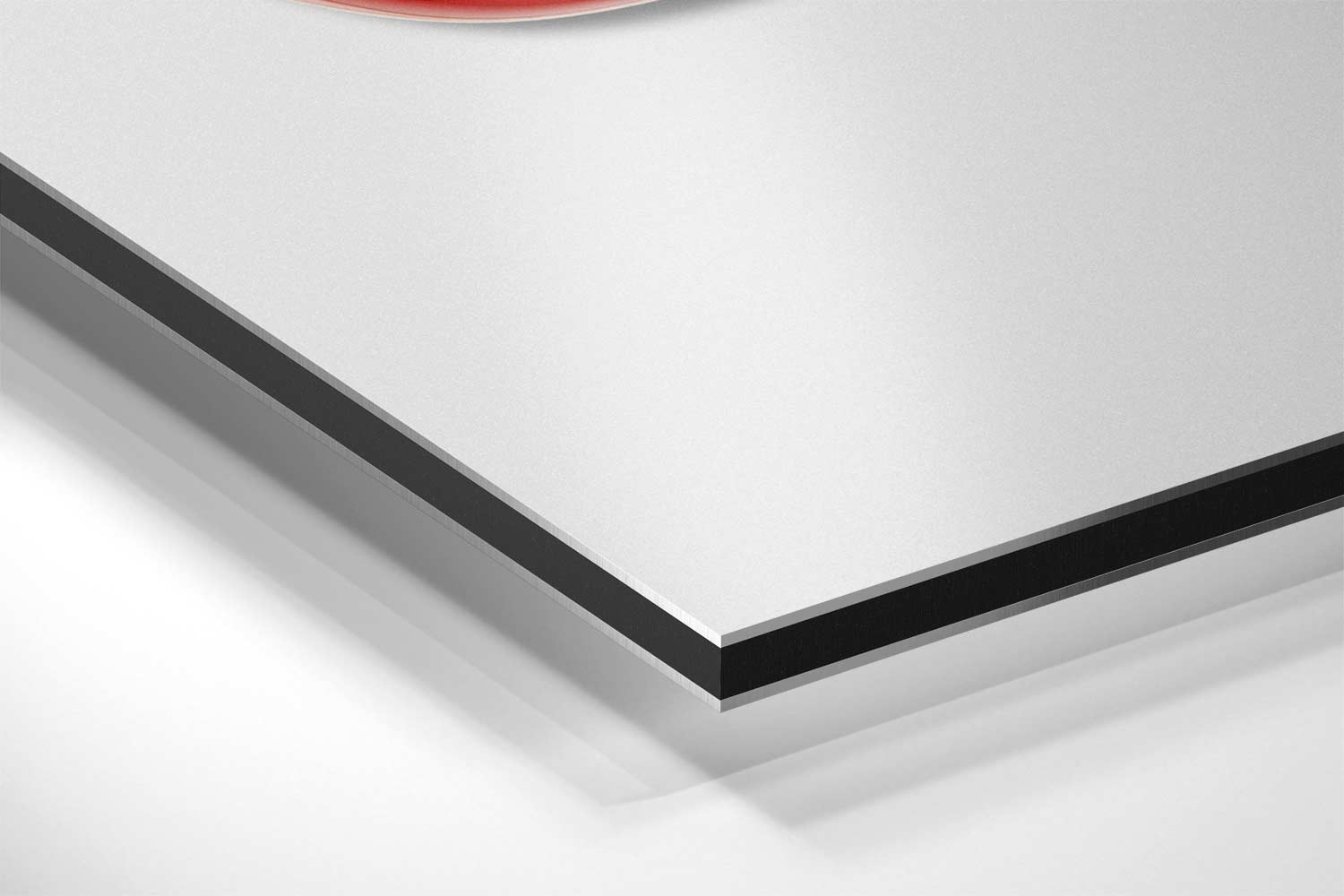 Glanzende Kersen met Strik Kunstwerk-canvas-dibond-plexiglas-wanddecoratie-WallArtistic